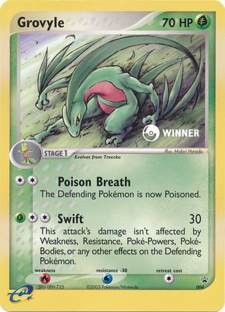 Grovyle (004) (Jumbo Card) [Nintendo: Black Star Promos] Pokémon