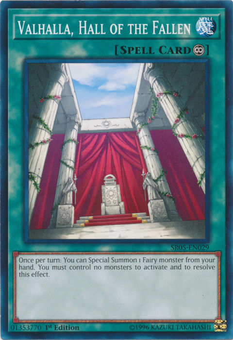 Valhalla, Hall of the Fallen [SR05-EN029] Common Yu-Gi-Oh!