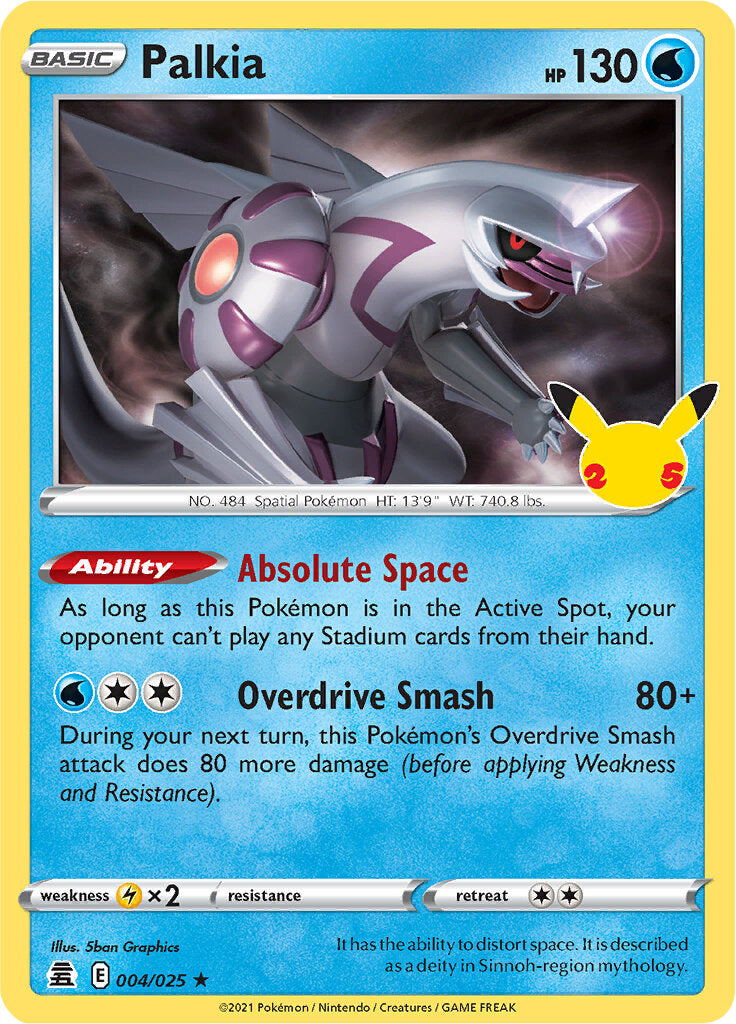 Palkia (004/025) [Celebrations: 25th Anniversary] Pokémon