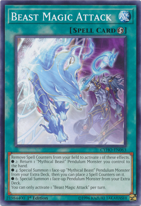 Beast Magic Attack [CYHO-EN063] Common Yu-Gi-Oh!