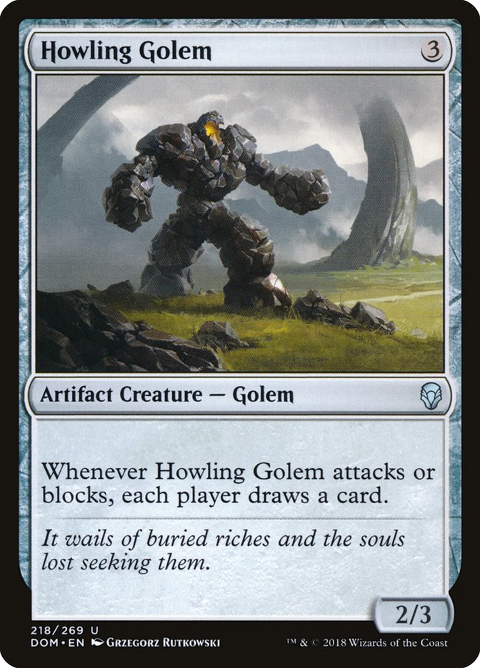 Howling Golem [Dominaria] Magic: The Gathering