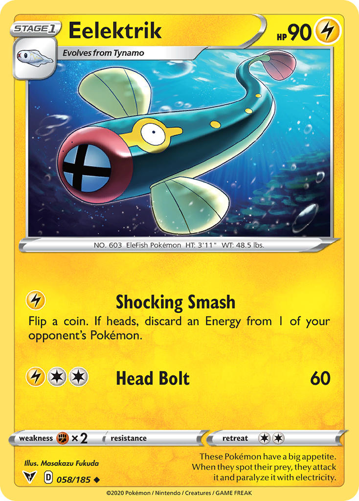 Eelektrik (058/185) [Sword & Shield: Vivid Voltage] Pokémon