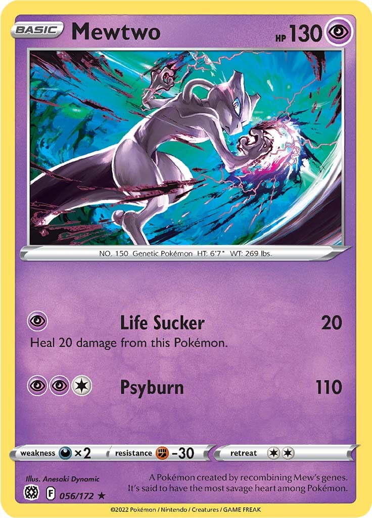 Mewtwo (056/172) [Sword & Shield: Brilliant Stars] Pokémon