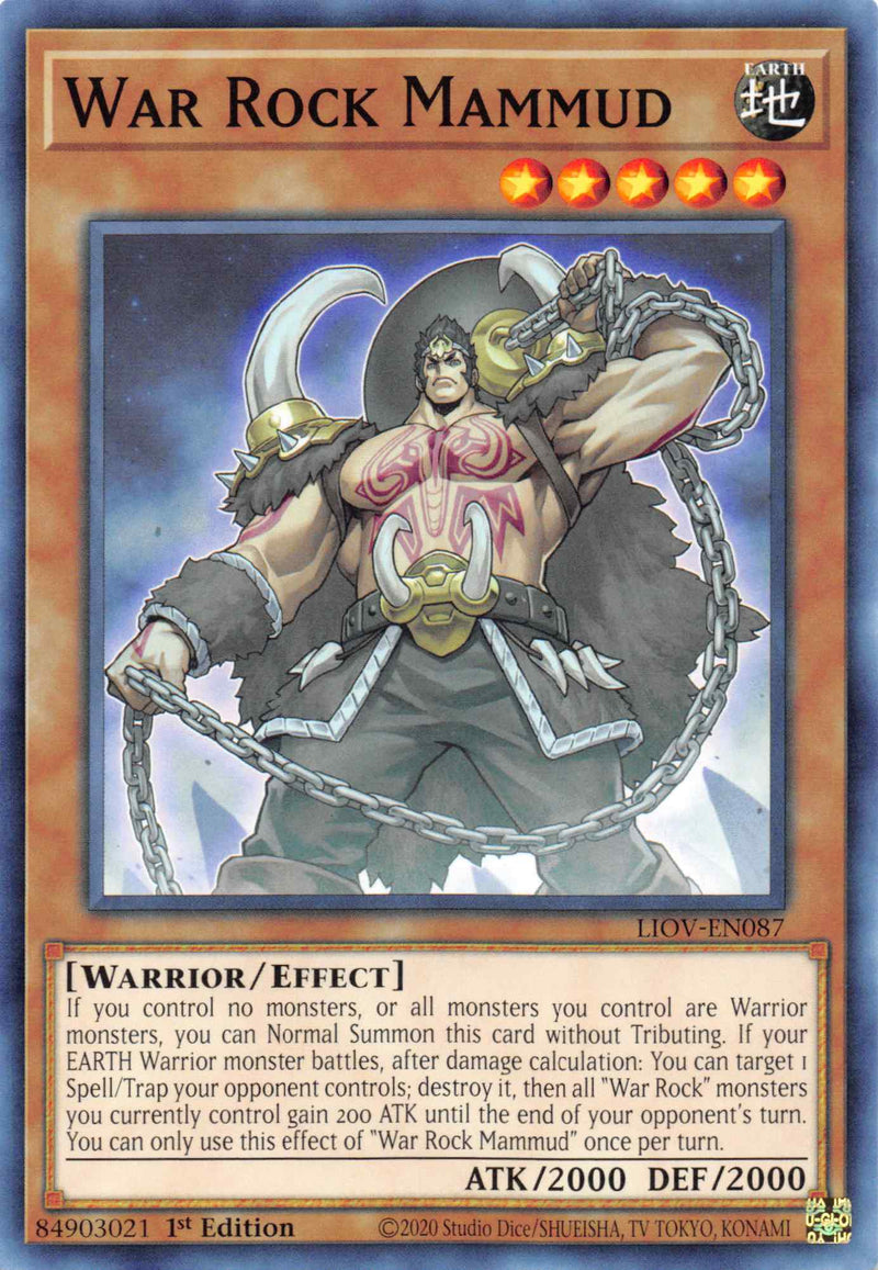 War Rock Mammud [LIOV-EN087] Common Yu-Gi-Oh!
