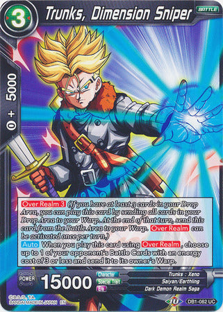 Trunks, Dimension Sniper (DB1-082) [Dragon Brawl] Dragon Ball Super