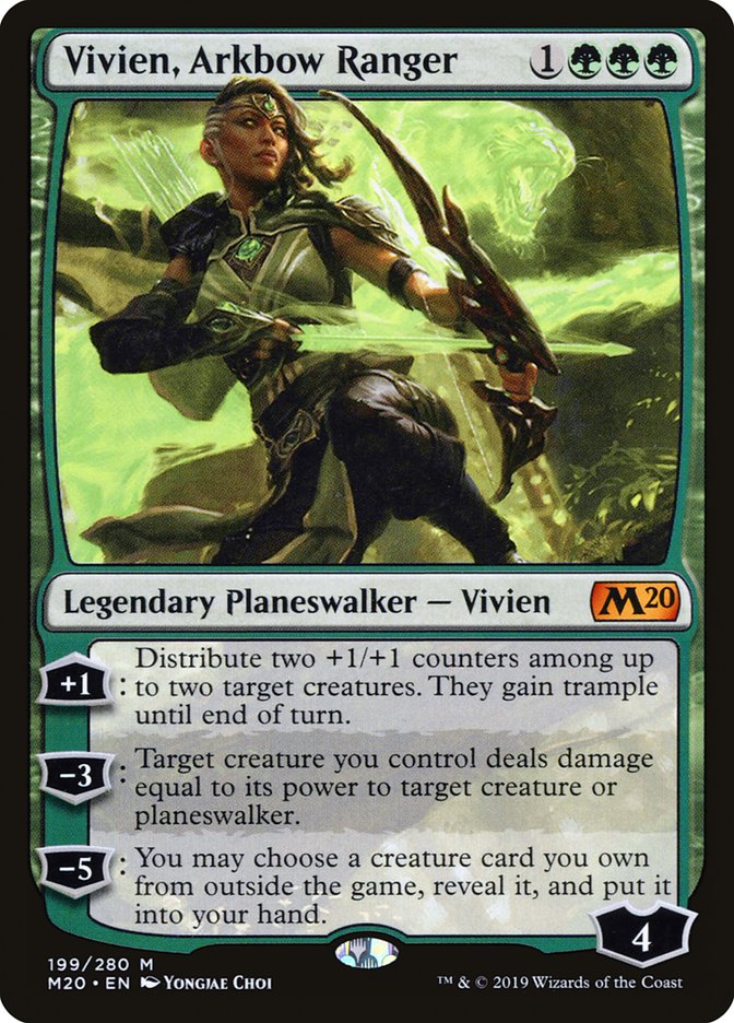 Vivien, Arkbow Ranger [Core Set 2020] Magic: The Gathering