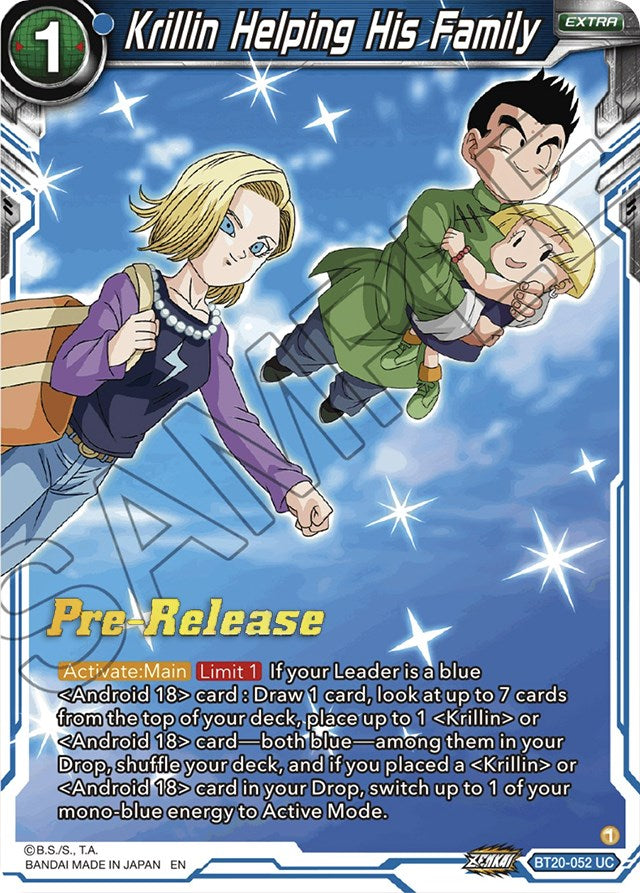 Krillin Helping His Family (BT20-052) [Power Absorbed Prerelease Promos] Dragon Ball Super