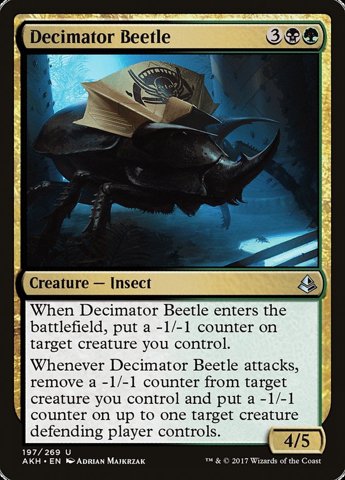 Decimator Beetle [Amonkhet] Magic: The Gathering