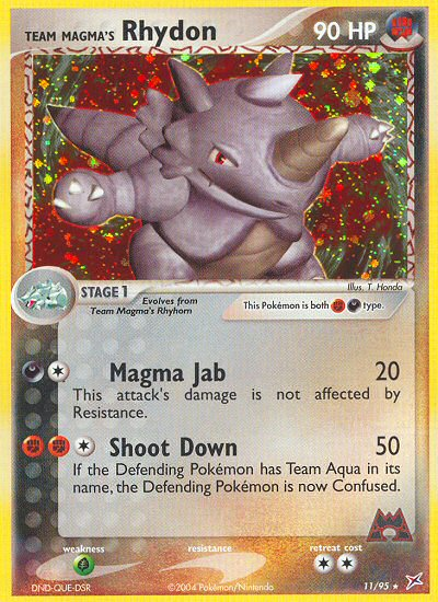 Team Magma's Rhydon (11/95) [EX: Team Magma vs Team Aqua] Pokémon