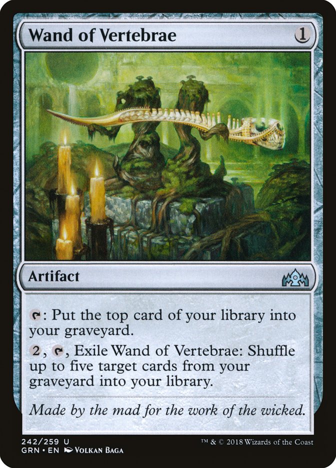 Wand of Vertebrae [Guilds of Ravnica] Magic: The Gathering