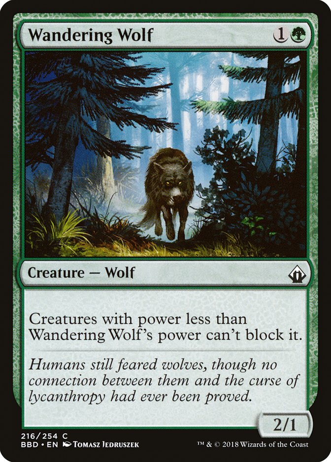 Wandering Wolf [Battlebond] Magic: The Gathering