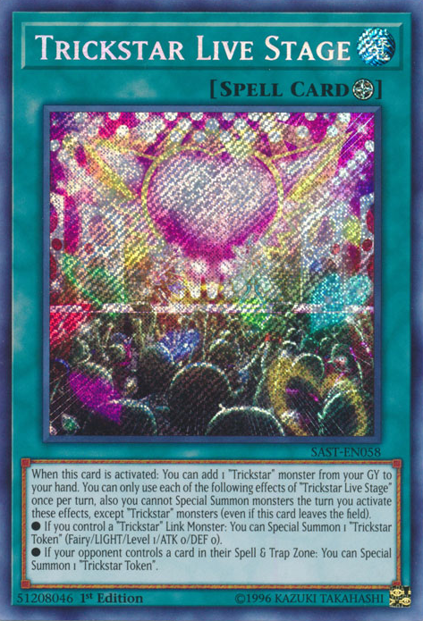 Trickstar Live Stage [SAST-EN058] Secret Rare Yu-Gi-Oh!