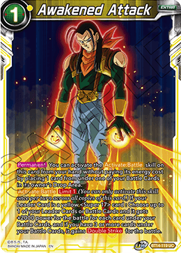 Awakened Attack (BT14-119) [Cross Spirits] Dragon Ball Super