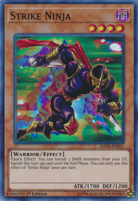 Strike Ninja [SHVA-EN021] Super Rare Yu-Gi-Oh!