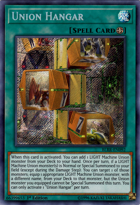 Union Hangar [BLRR-EN092] Secret Rare Yu-Gi-Oh!