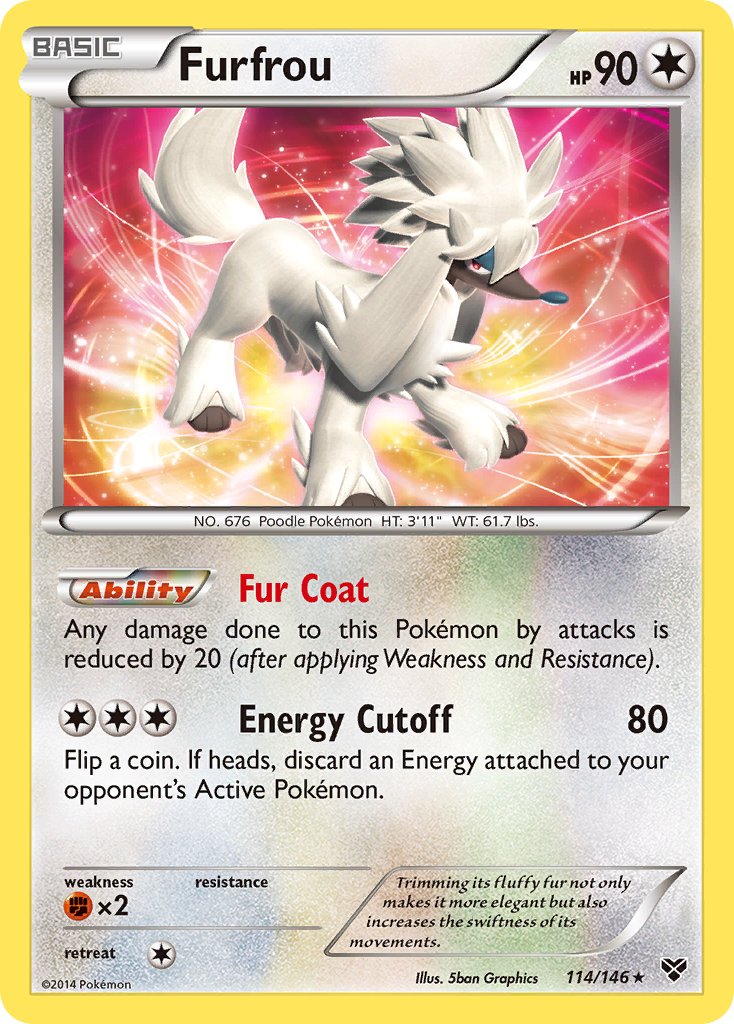 Furfrou (114/146)(Cosmos Holo) (Blister Exclusive) [XY: Base Set] Pokémon