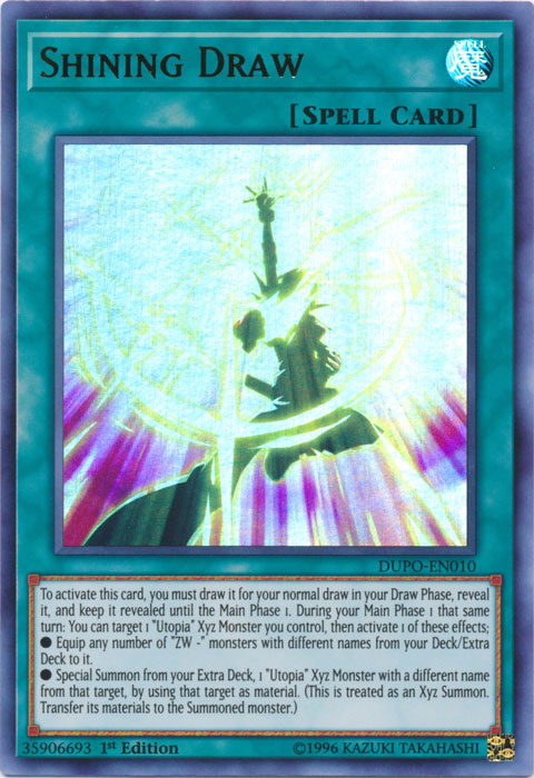 Shining Draw [DUPO-EN010] Ultra Rare Yu-Gi-Oh!