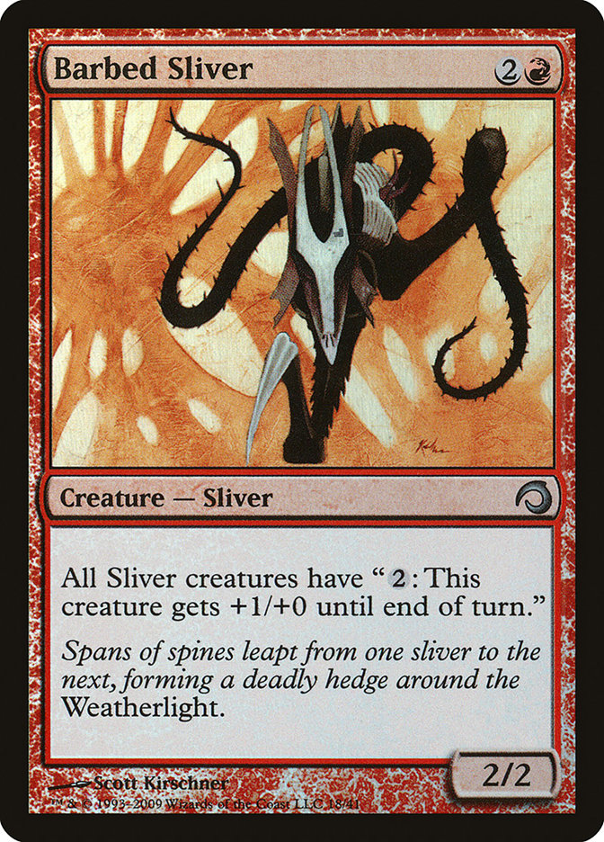 Barbed Sliver [Premium Deck Series: Slivers] Magic: The Gathering