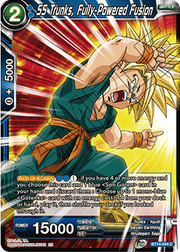 SS Trunks, Fully-Powered Fusion (BT14-044) [Cross Spirits] Dragon Ball Super