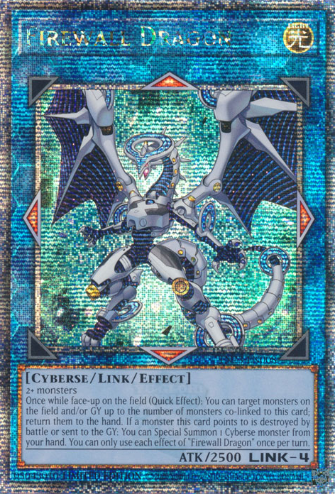 Firewall Dragon [TN23-EN008] Quarter Century Secret Rare Yu-Gi-Oh!