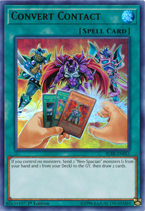 Convert Contact [BLRR-EN055] Ultra Rare Yu-Gi-Oh!