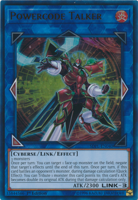 Powercode Talker [SDPL-EN040] Ultra Rare Yu-Gi-Oh!