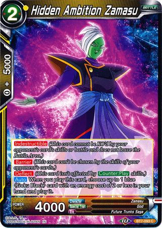 Hidden Ambition Zamasu (BT7-093) [Assault of the Saiyans] Dragon Ball Super