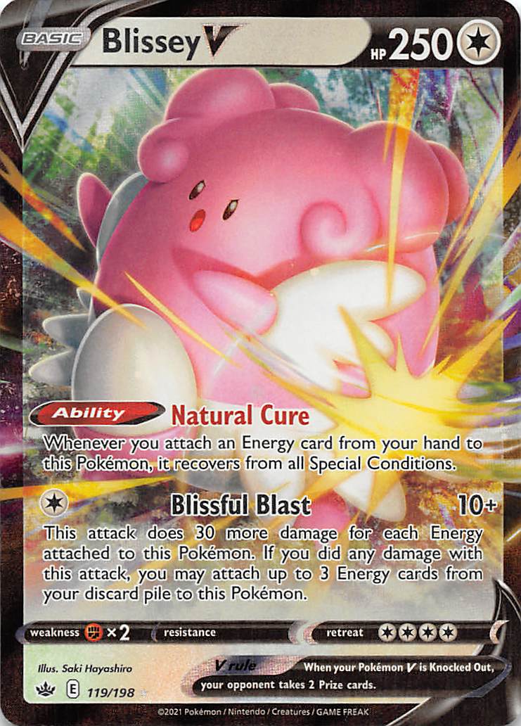 Blissey V (119/198) [Sword & Shield: Chilling Reign] Pokémon