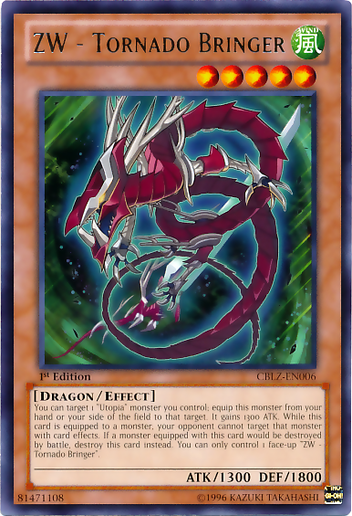 ZW - Tornado Bringer [CBLZ-EN006] Rare Yu-Gi-Oh!