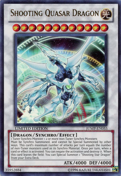 Shooting Quasar Dragon [JUMP-EN055] Ultra Rare Yu-Gi-Oh!