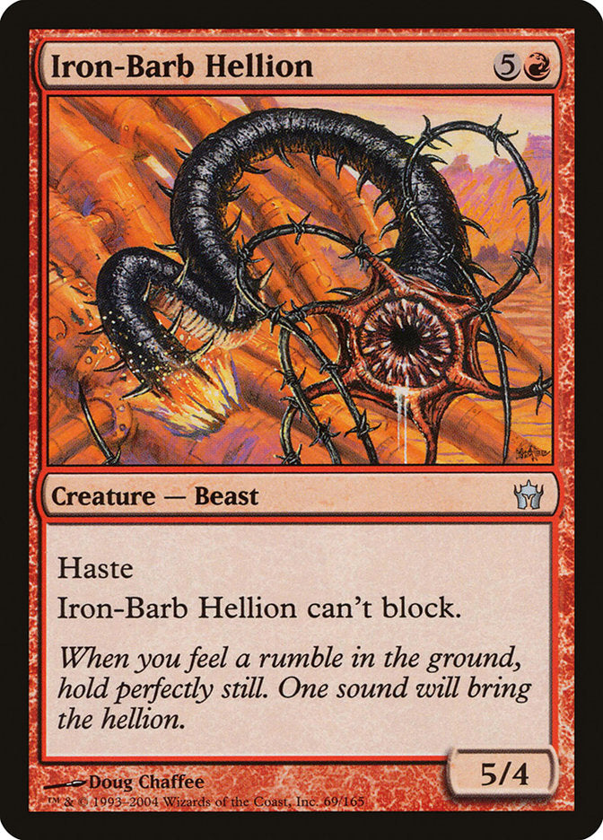 Iron-Barb Hellion [Fifth Dawn] Magic: The Gathering