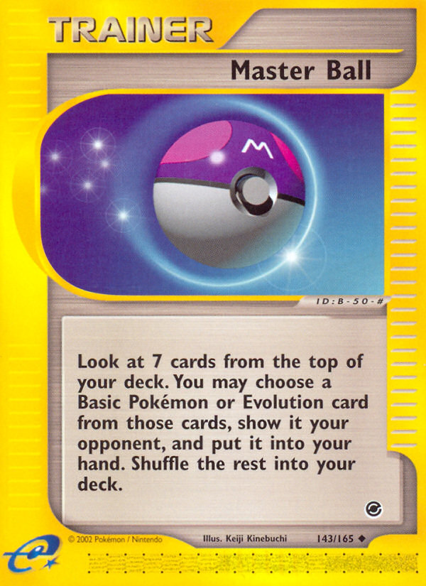 Master Ball (143/165) [Expedition: Base Set] Pokémon