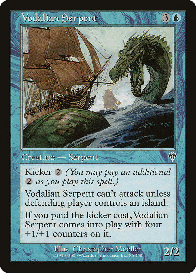 Vodalian Serpent [Invasion] Magic: The Gathering