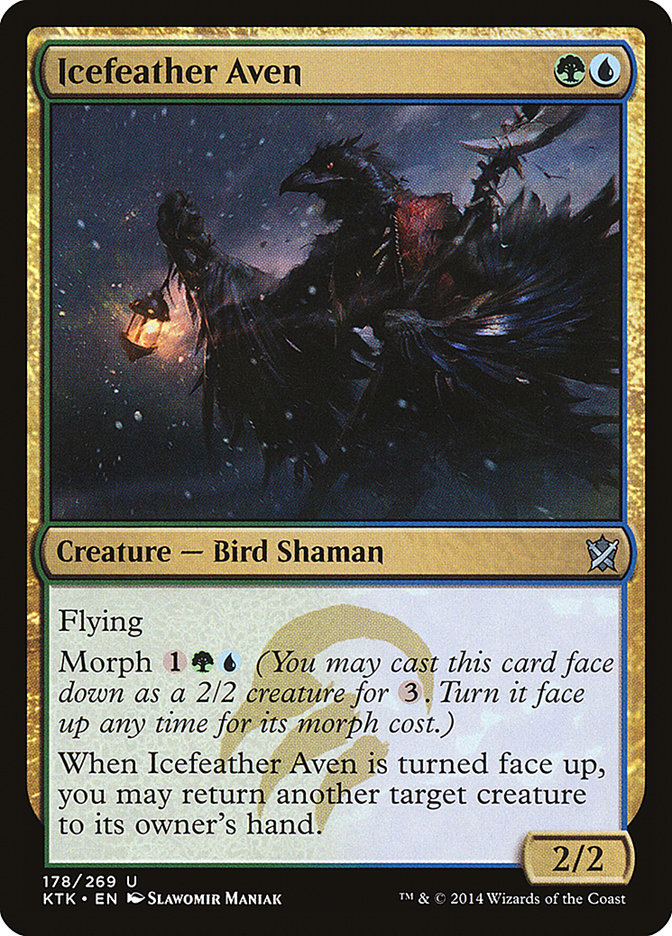 Icefeather Aven [Khans of Tarkir] Magic: The Gathering