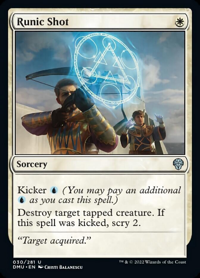 Runic Shot [Dominaria United] Magic: The Gathering
