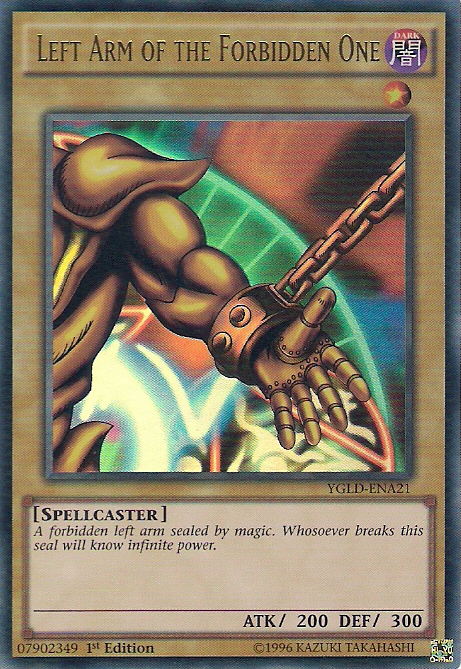 Left Arm of the Forbidden One [YGLD-ENA21] Ultra Rare Yu-Gi-Oh!