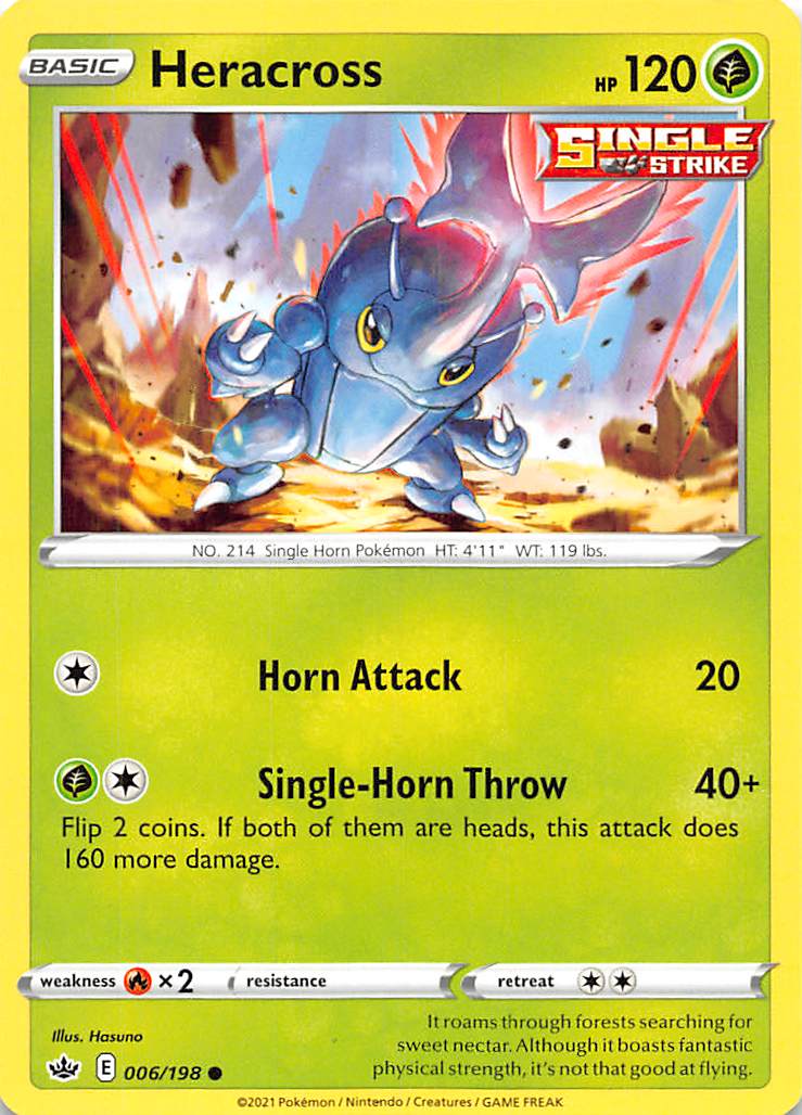 Heracross (006/198) [Sword & Shield: Chilling Reign] Pokémon