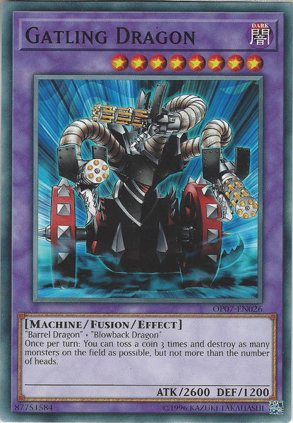 Gatling Dragon [OP07-EN026] Common Yu-Gi-Oh!