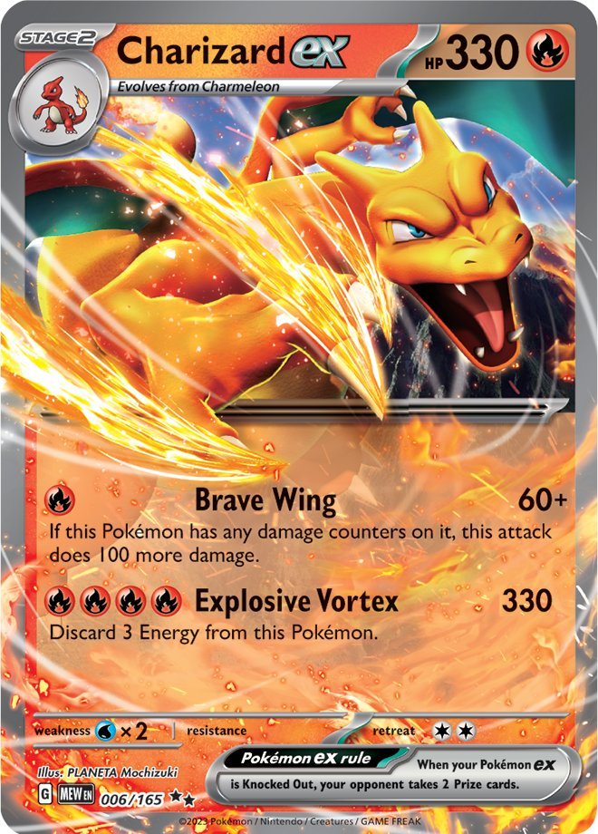 Charizard ex (006/165) [Scarlet & Violet: 151] Pokémon