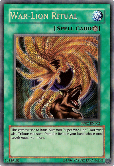 War-Lion Ritual [PP02-EN002] Secret Rare Yu-Gi-Oh!