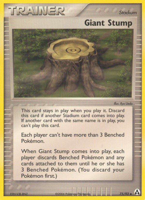 Giant Stump (75/92) [EX: Legend Maker] Pokémon