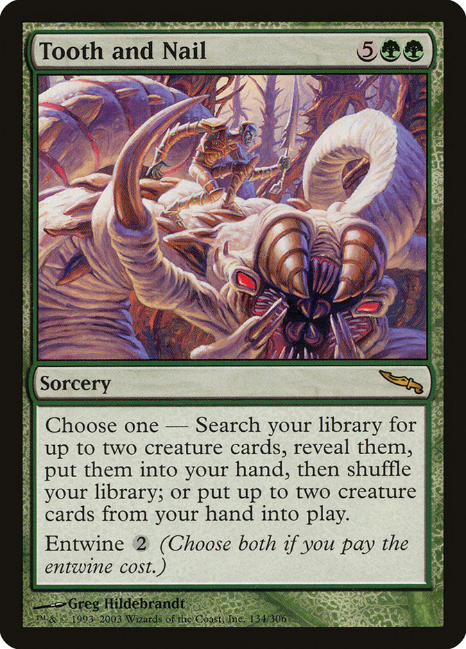 Tooth and Nail [Mirrodin] Magic: The Gathering