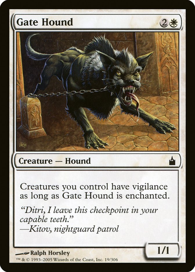 Gate Hound [Ravnica: City of Guilds] Magic: The Gathering