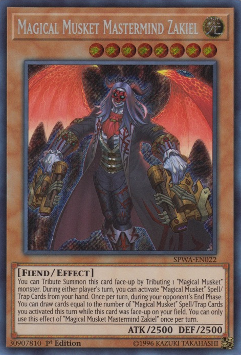 Magical Musket Mastermind Zakiel [SPWA-EN022] Secret Rare Yu-Gi-Oh!