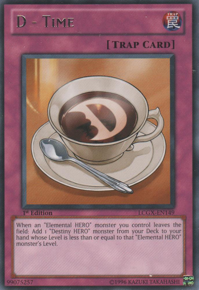 D - Time [LCGX-EN149] Rare Yu-Gi-Oh!