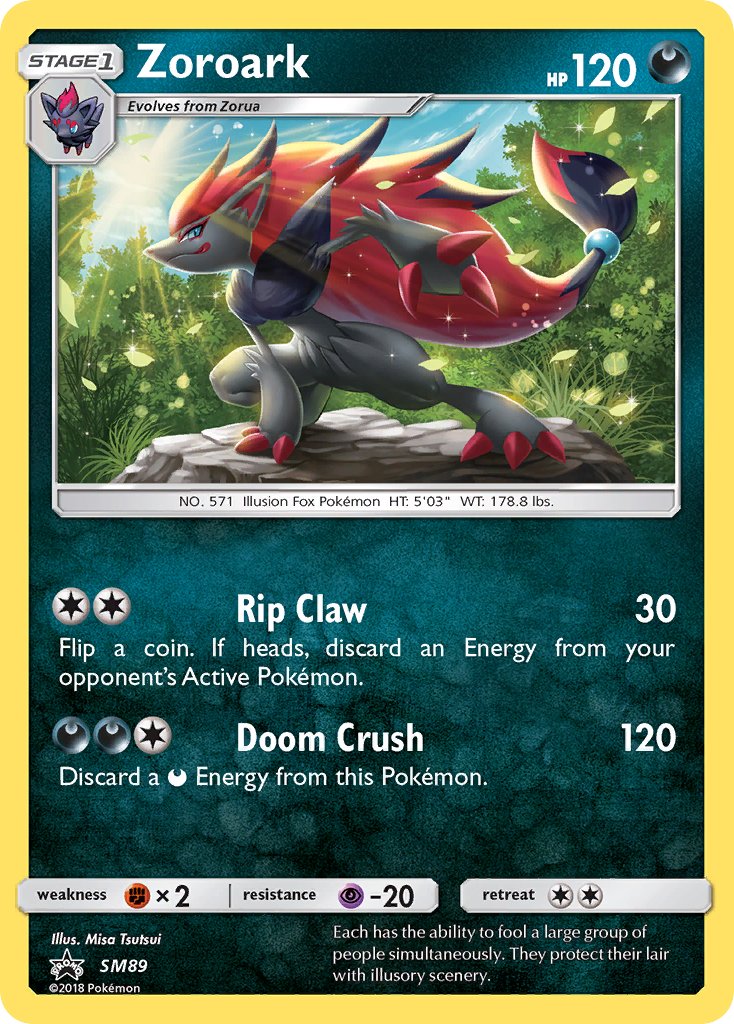 Zoroark (SM89) [Sun & Moon: Black Star Promos] Pokémon