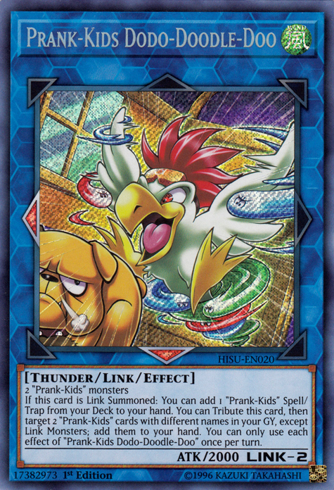 Prank-Kids Dodo-Doodle-Doo [HISU-EN020] Secret Rare Yu-Gi-Oh!