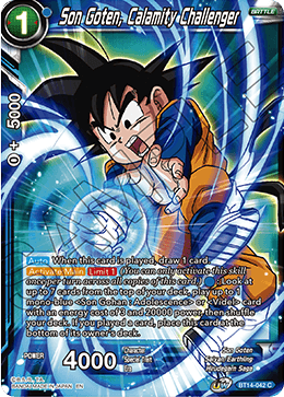 Son Goten, Calamity Challenger (BT14-042) [Cross Spirits] Dragon Ball Super