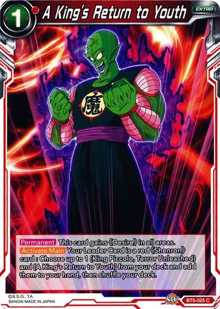 A King's Return to Youth (BT5-025) [Miraculous Revival] Dragon Ball Super