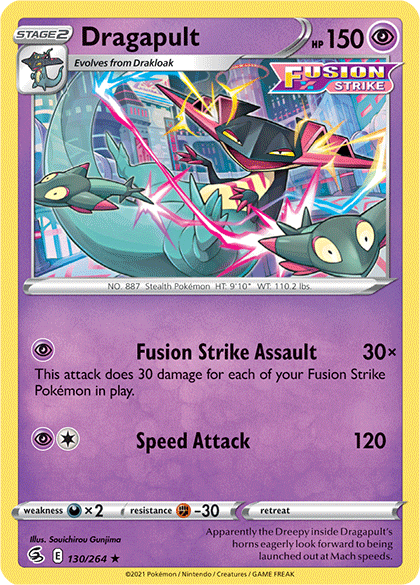 Dragapult (130/264) [Sword & Shield: Fusion Strike] Pokémon